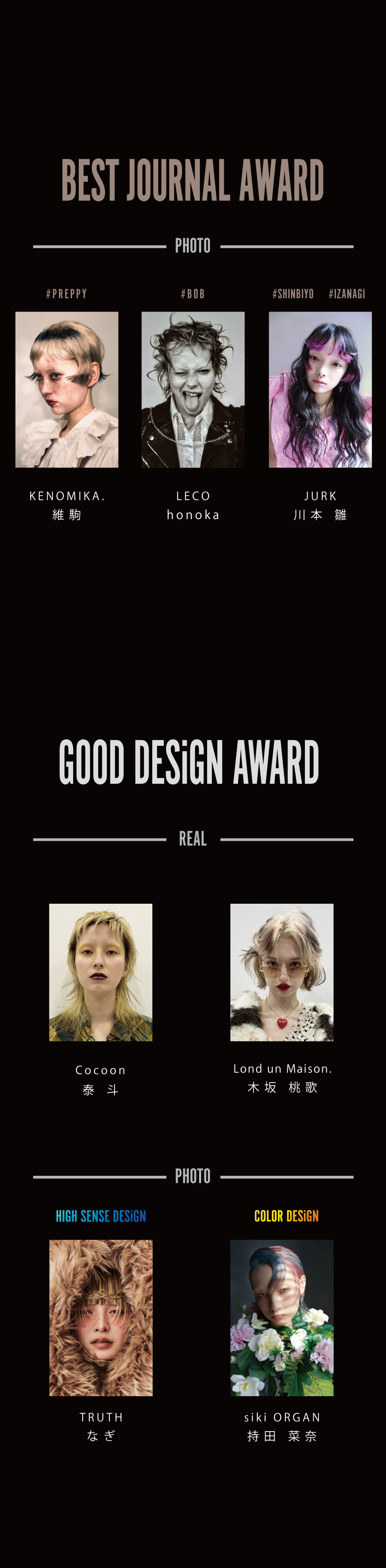 PREPPY　維駒 KENOMIKA.　BOB　honoka LECO　SHIBIYO IZANAGI　川本 雛 JURK